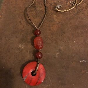 Vintage Agate Stone Necklace